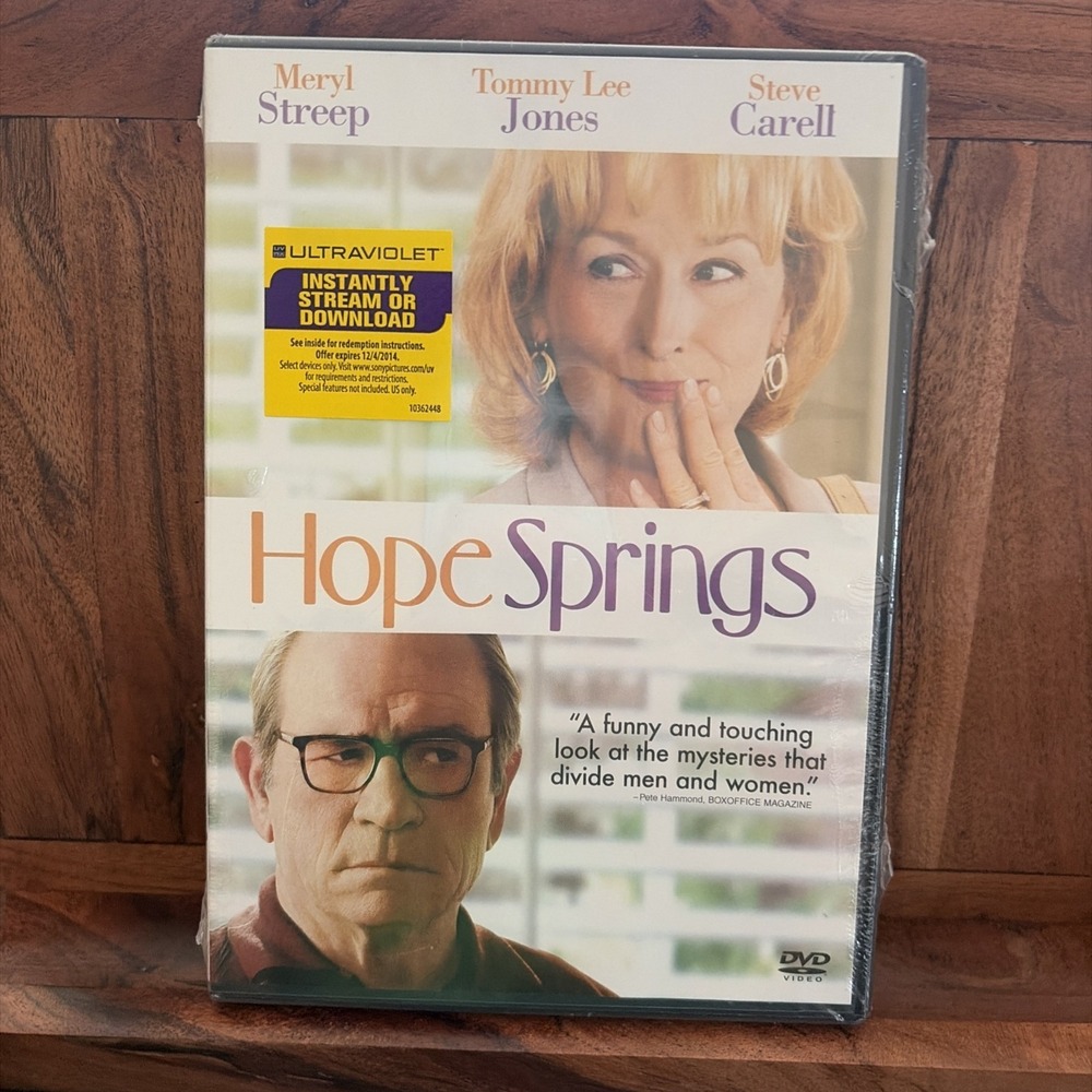 Hope Springs DVD Sealed New Meryl Streep Tommy Lee Jones